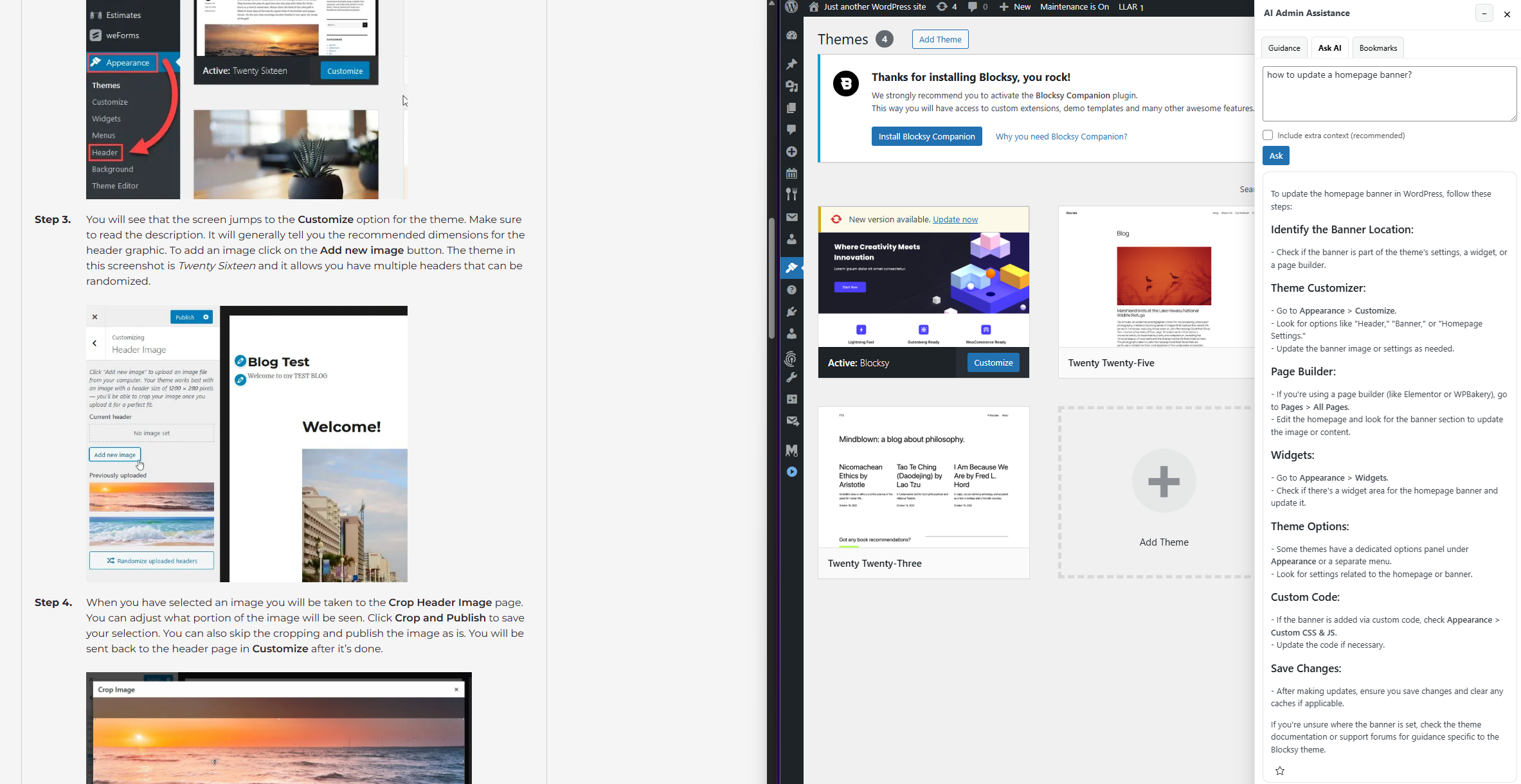 Alternative to WordPress training videos for clients